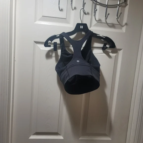 Lululemon Wunder Train Longline Bra *Medium Support, C/D Cup Black SIZE 4 - Picture 7 of 7